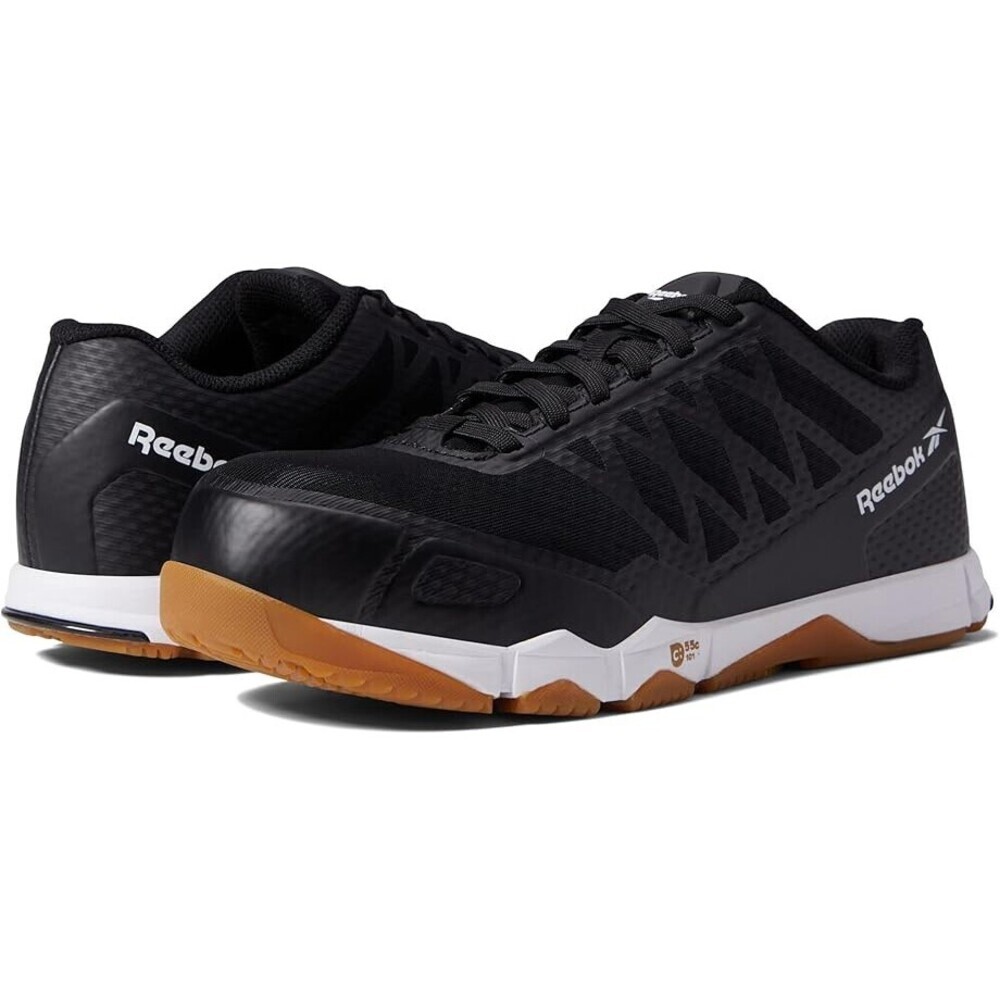 Reebok Work Speed TR RB450 Women's US 9 Black Gum EH Composite Toe Shoes RHS3705